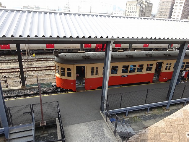 九州鉄道博物館の屋外電車